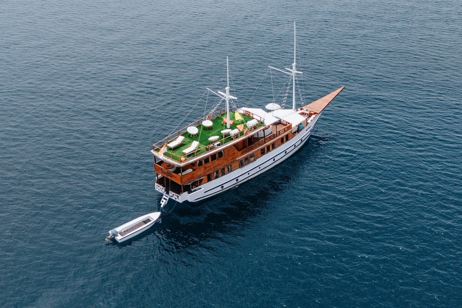 Magika Liveaboard alongside in Labuan Bajo