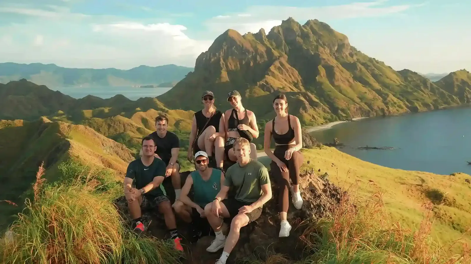 Padar Island at first light in Komodo National Park